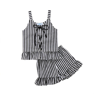 Stripe Ruffles Set
