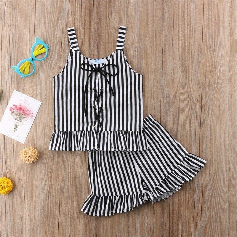 Stripe Ruffles Set