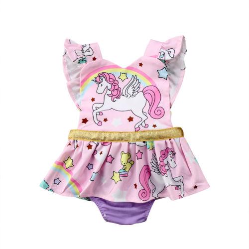 Unicorn Ruffles Tutu Romper