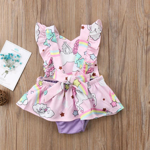 Unicorn Ruffles Tutu Romper