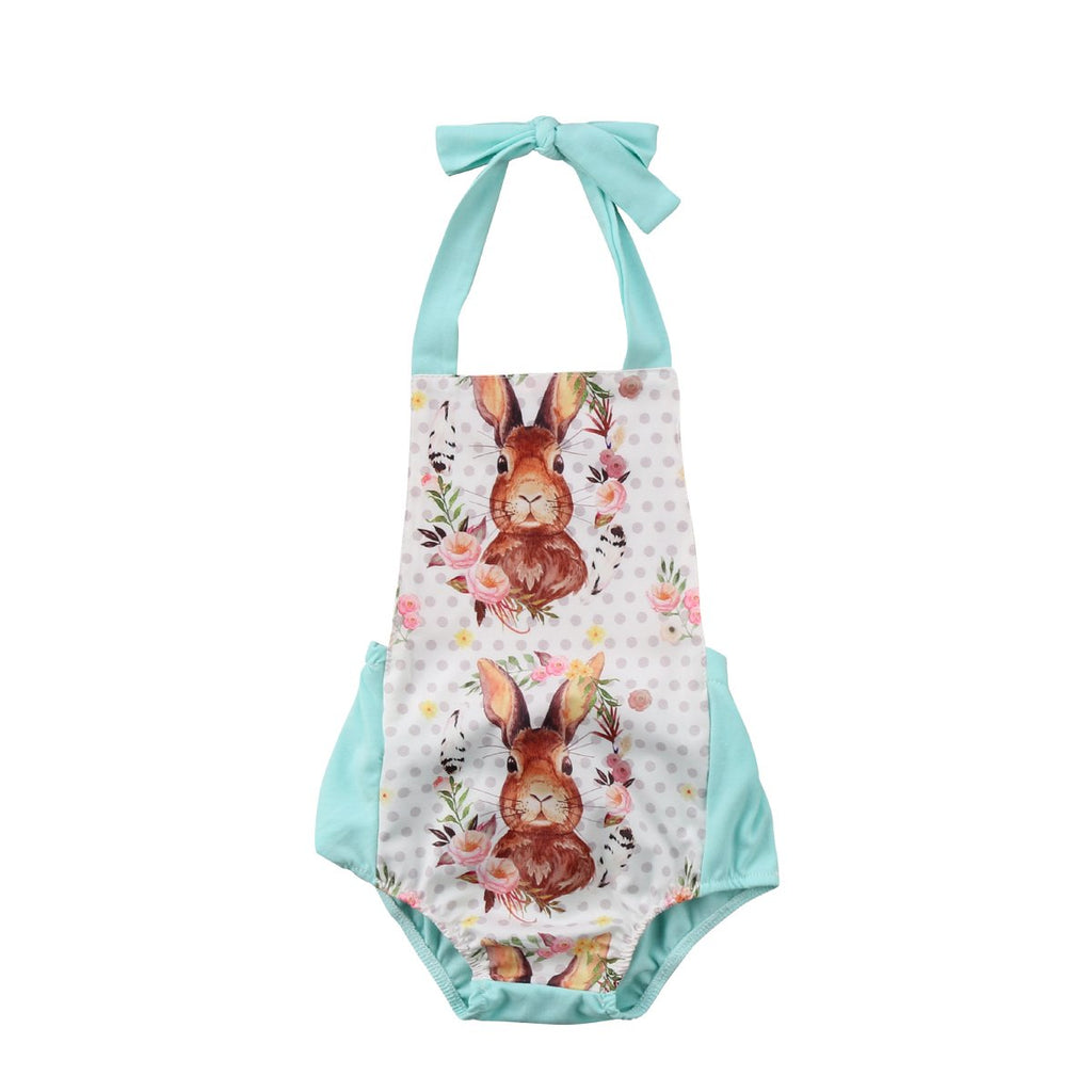 Rabbit Sleeveless Romper