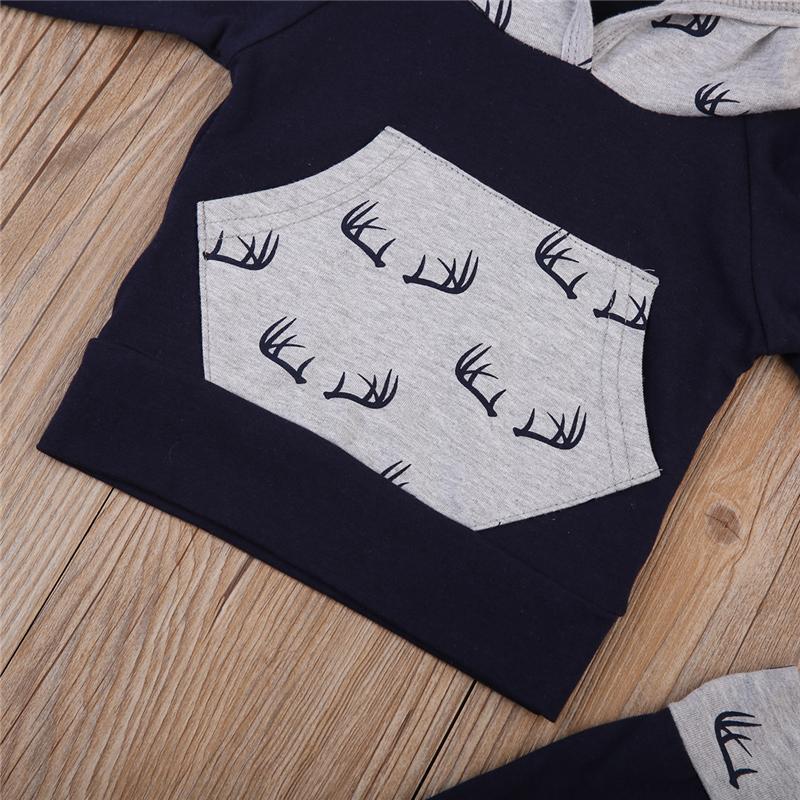 Gray Black Hoodie set