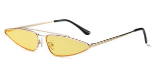 lunettes de soleil vintages retro jaune