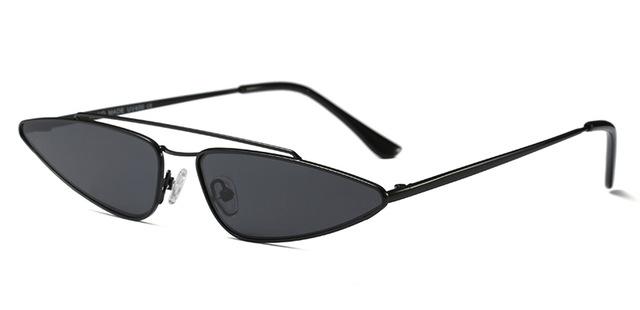 lunettes de soleil vintages retro noir