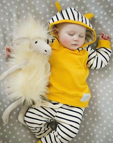 Striped Yellow Set