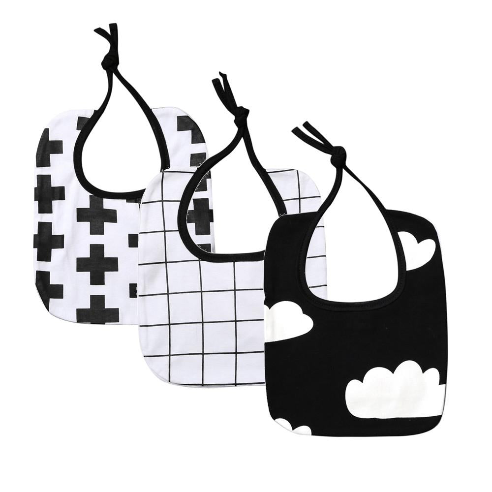 Black & White Baby Bibs