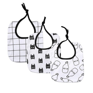 Black & White Baby Bibs