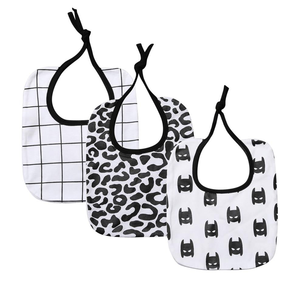 Black & White Baby Bibs