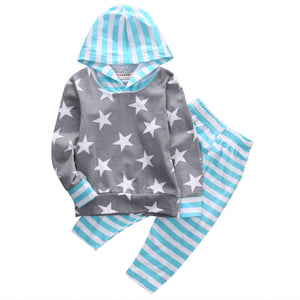 Striped Stars Baby Set