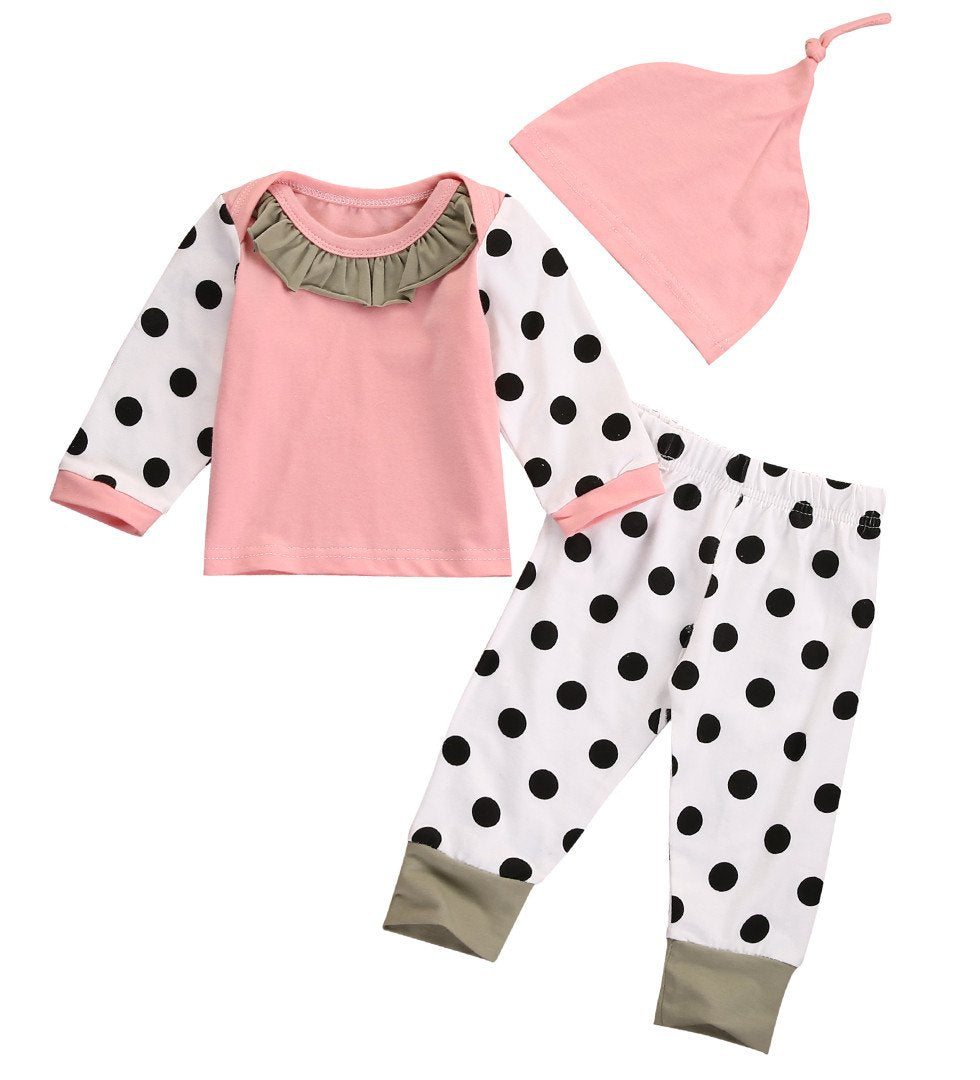 Baby Girl Pink Dots Set
