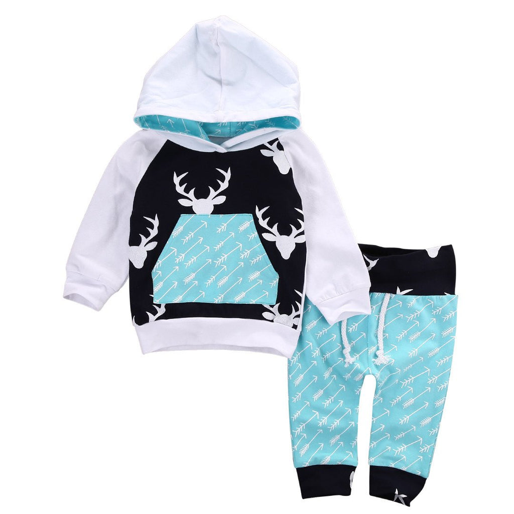 Reindeer Hooded Set