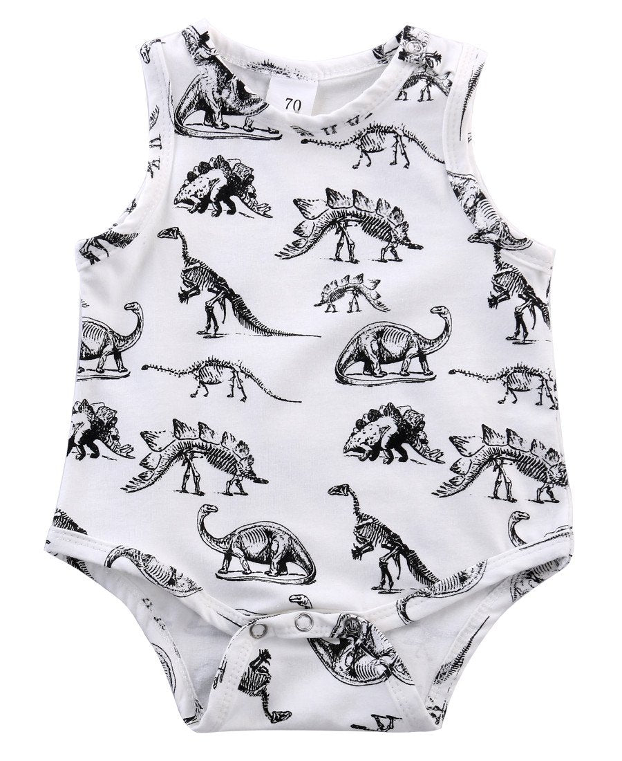 Dinosaurs Printed Romper