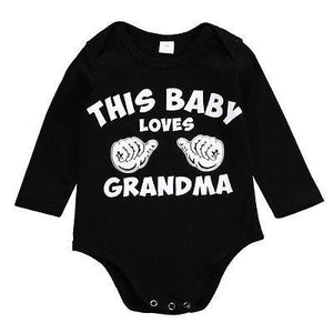 "Baby Loves Grandma" Romper