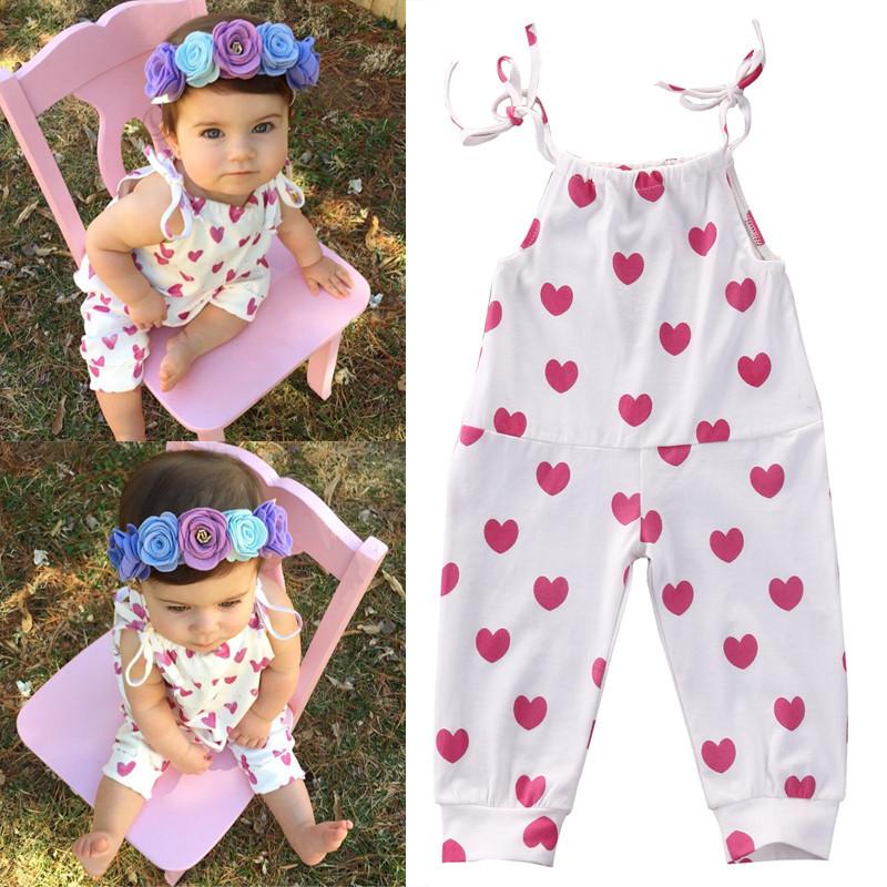 Straps Hearts Romper