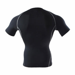 Compression Shirts Base Layer Men Running Short Sleeves