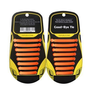 SILICONE ELASTIC NO-TIE SHOELACES