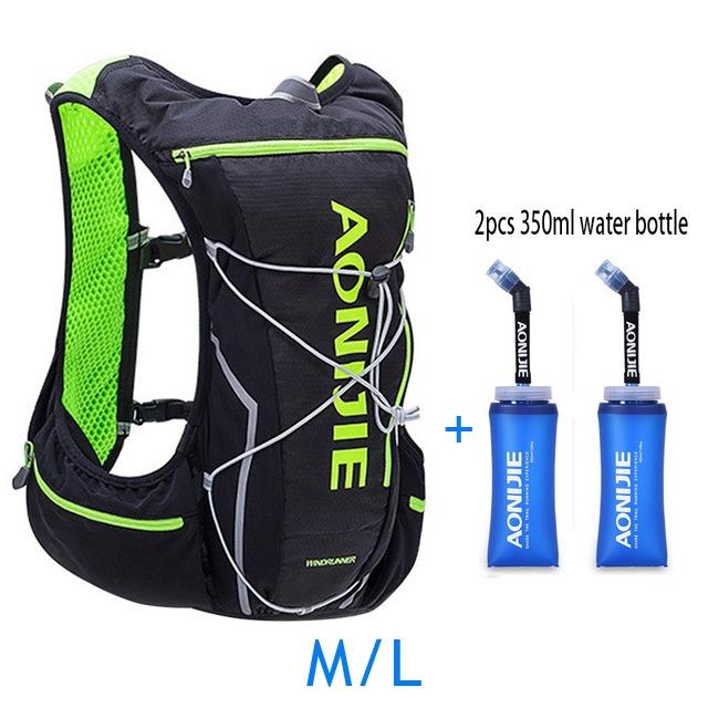 Water Hydration Backpack Running Vest Pack 10L+Water Bottle (Optional)