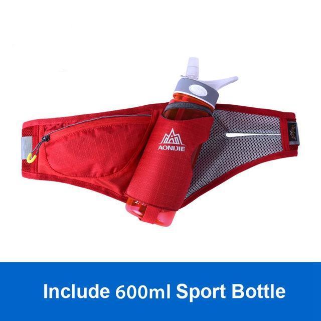 Running Waist Packs With Water Bottles (Optional)