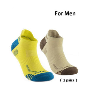 2 Pair/ lot Running Socks Quick Dry Shockproof, Breathable