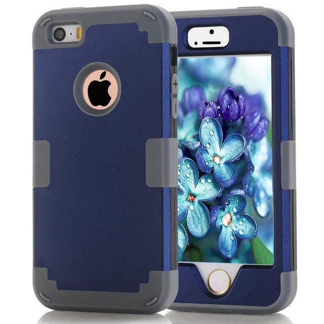Hybrid Armor Rubber iPhone Case