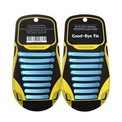 SILICONE ELASTIC NO-TIE SHOELACES