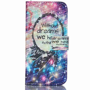 Samsung Galaxy Flip Leather Wallet Case