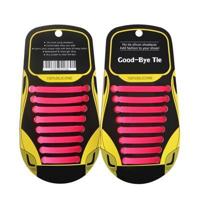 SILICONE ELASTIC NO-TIE SHOELACES