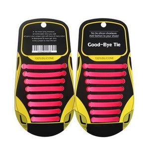 SILICONE ELASTIC NO-TIE SHOELACES