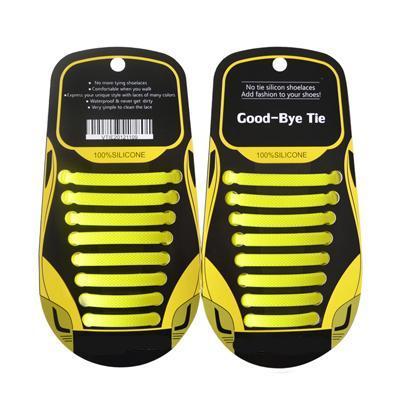 SILICONE ELASTIC NO-TIE SHOELACES