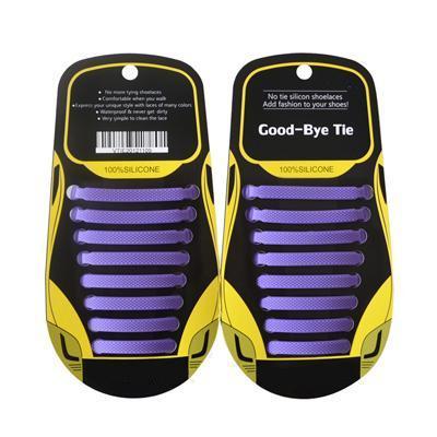 SILICONE ELASTIC NO-TIE SHOELACES