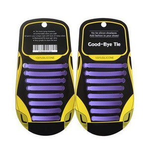 SILICONE ELASTIC NO-TIE SHOELACES