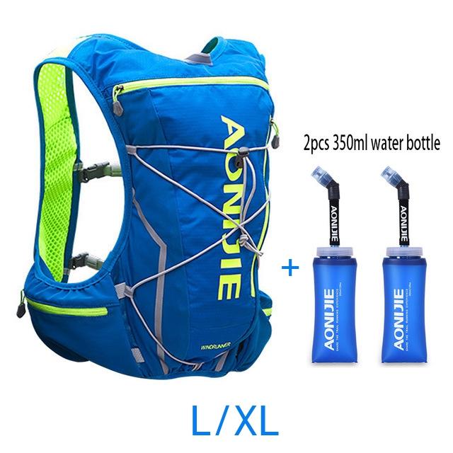 Water Hydration Backpack Running Vest Pack 10L+Water Bottle (Optional)