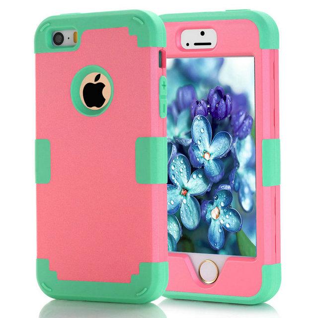 Hybrid Armor Rubber iPhone Case
