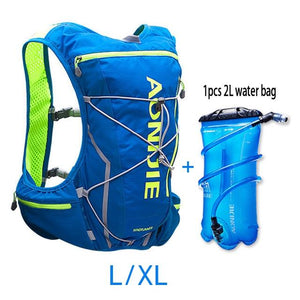 Water Hydration Backpack Running Vest Pack 10L+Water Bottle (Optional)