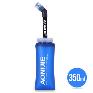 Bottle 350ml /600ml TPU Long Straw Water Bottle Folding