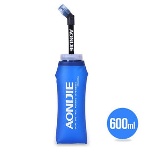 Bottle 350ml /600ml TPU Long Straw Water Bottle Folding