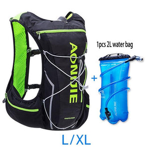 Water Hydration Backpack Running Vest Pack 10L+Water Bottle (Optional)