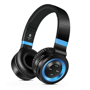 Bluetooth Headphones Over Ear, Wireless Headset, Foldable, Soft Memory Earmuffs