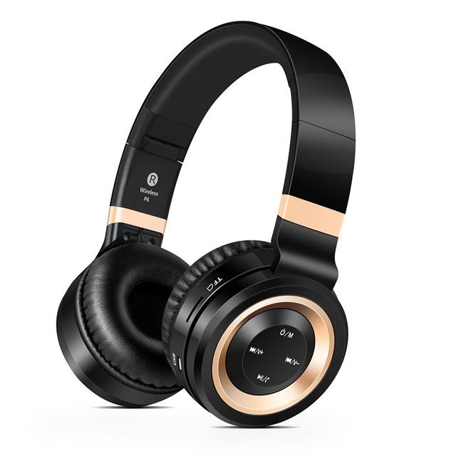 Bluetooth Headphones Over Ear, Wireless Headset, Foldable, Soft Memory Earmuffs