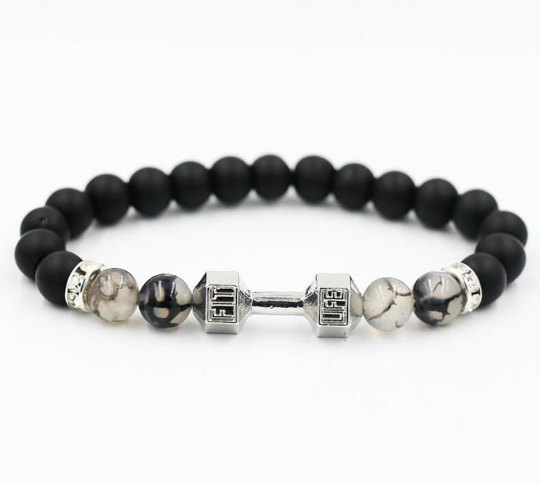 Barbell Charm Bracelet