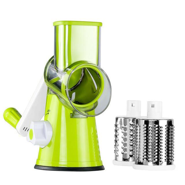 Round Mandoline Stainless Steel Vegetable Slicer