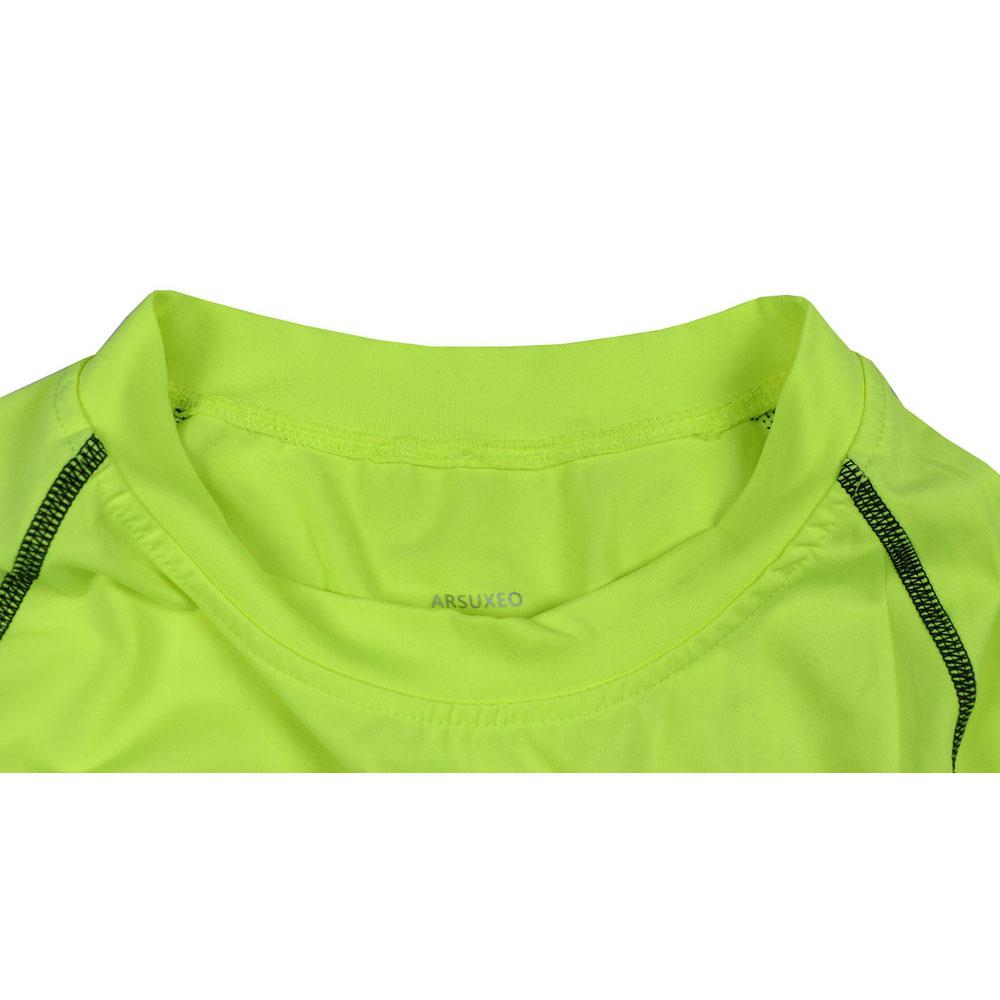 Compression Shirts Base Layer Men Running Short Sleeves