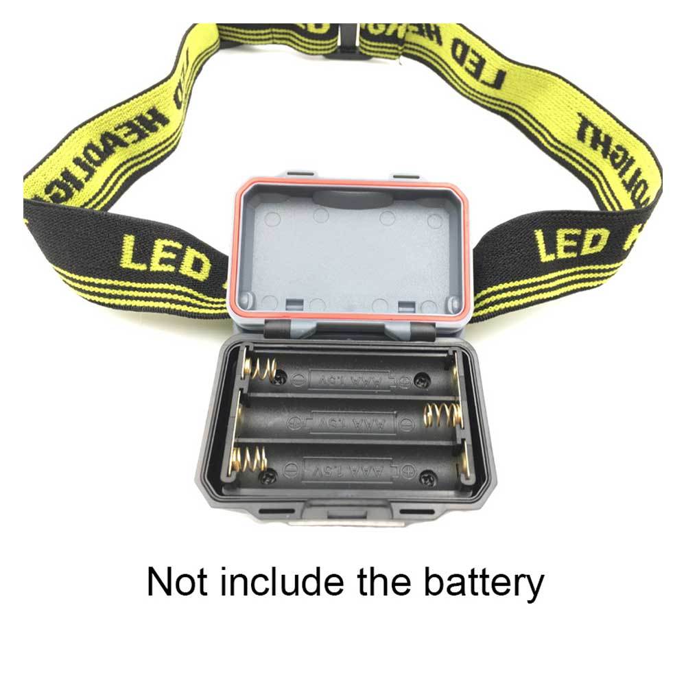 LED Headlight Head Waterproof 600Lm 4 Modes R3+2 LED