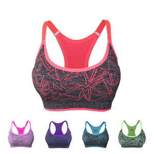 Quick Dry Sports Bra Stretch Tank Top, Adjustable Straps Padded