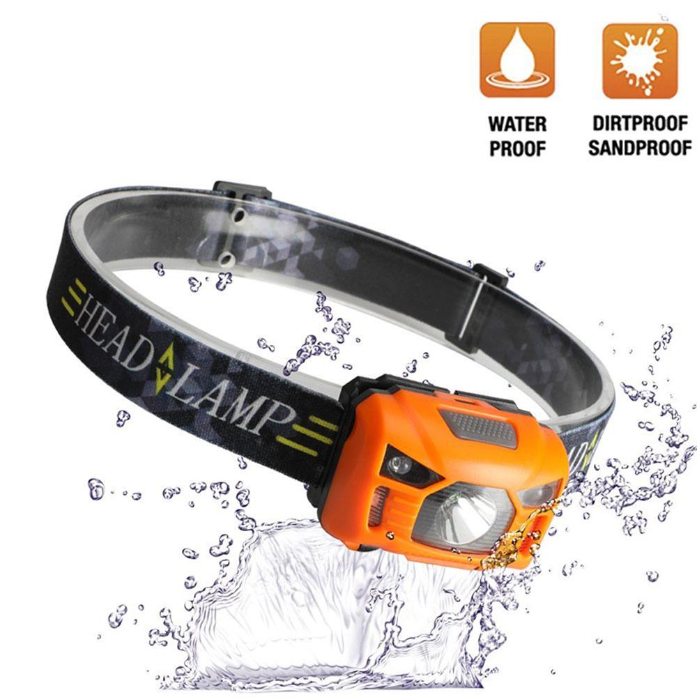 LED Body Motion Sensor Headlamp Rechargeable With USB Charging