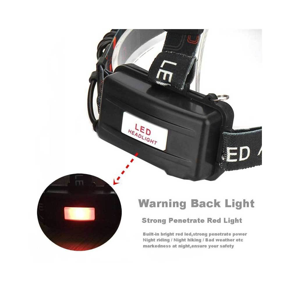 Rechargeable Headlight 13000Lm xm-T6 3 Led