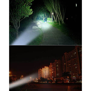 XM-L T6 LED Flashlight 5 Modes 4000 Lumens Battery + Charger + Clip